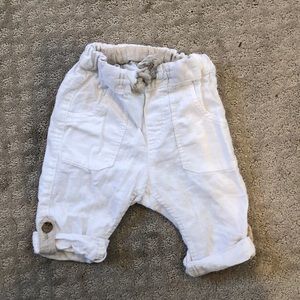 H&M boy’s white linen pants